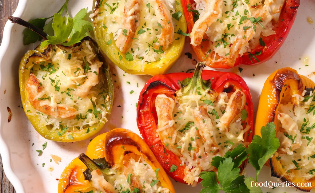 bell pepper and cheese dish