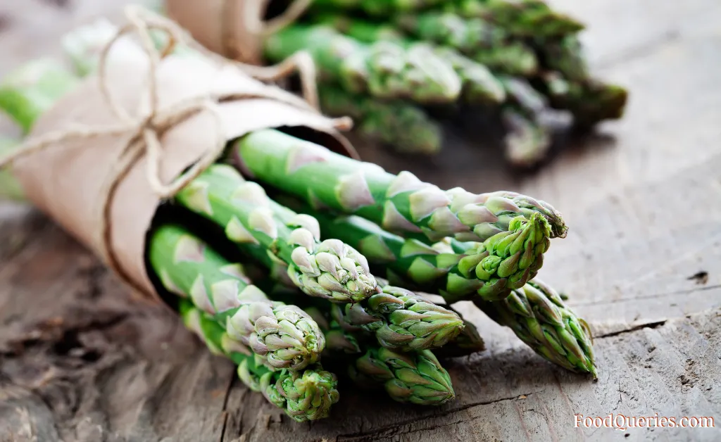 storing an asparagus
